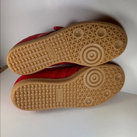 Adidas Samba Jane Red Gum Women’s Size 7.5 Mary Jane Sneakers - Picture 8 of 12